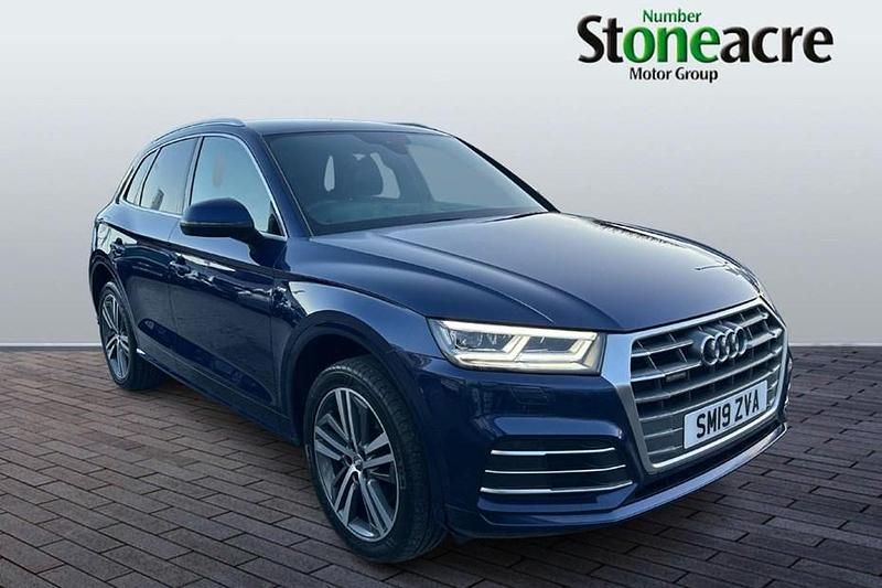 Blue Used 2019 Audi Q5 S-Line SUV | £18,815 (Good price) - Image 1/1