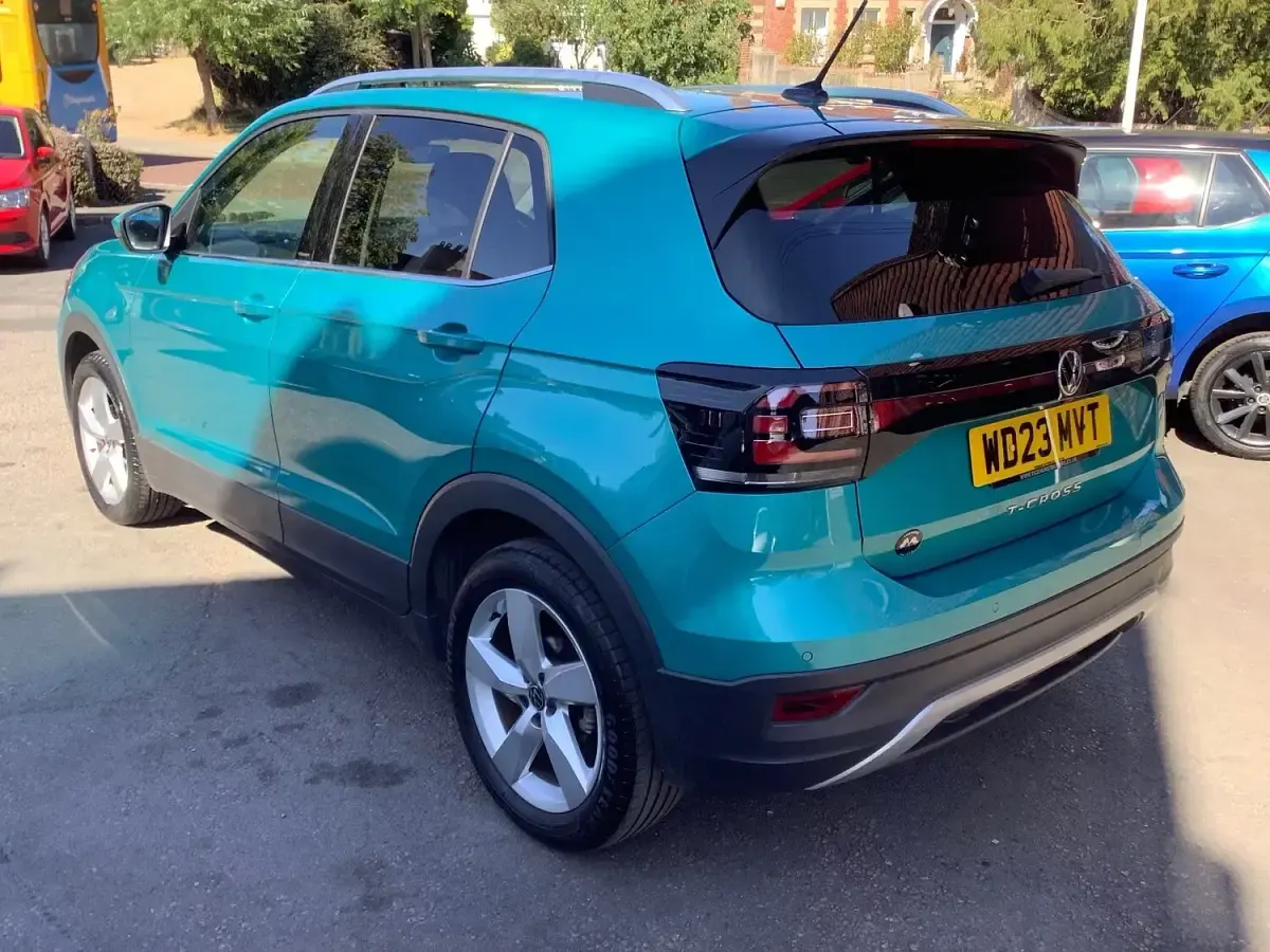 Used VW T-Cross SEL 110 HP (80 kW) 2023 Turquoise SUV