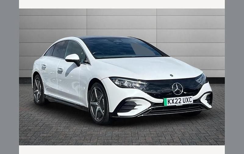 White Used 2022 Mercedes EQE350 AMG Line Premium Sedan | £33,450 - Image 1/2