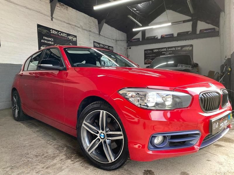 Used BMW 120 Sport Line 2016 Red Hatchback