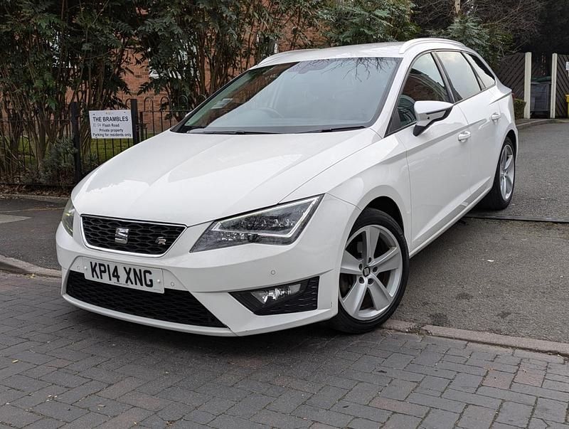 Used Seat Leon FR 2014 White Estate