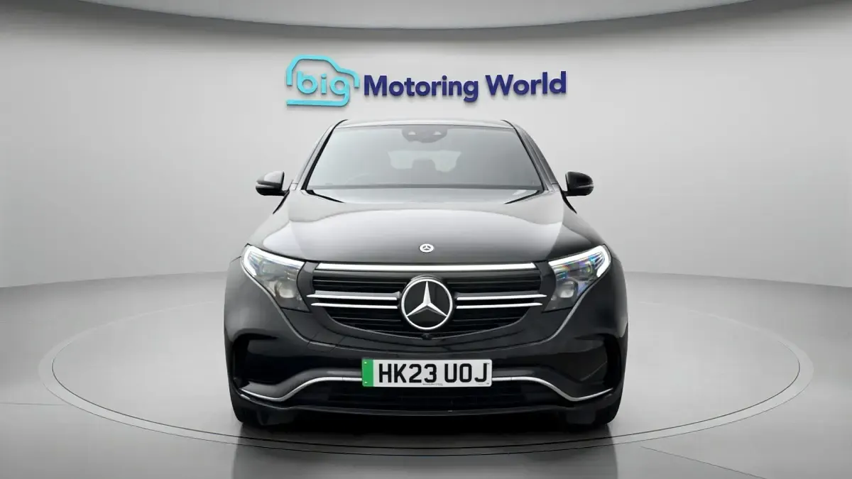 Used Mercedes EQC400 AMG line 300 kW (408 HP) 2022 Black SUV