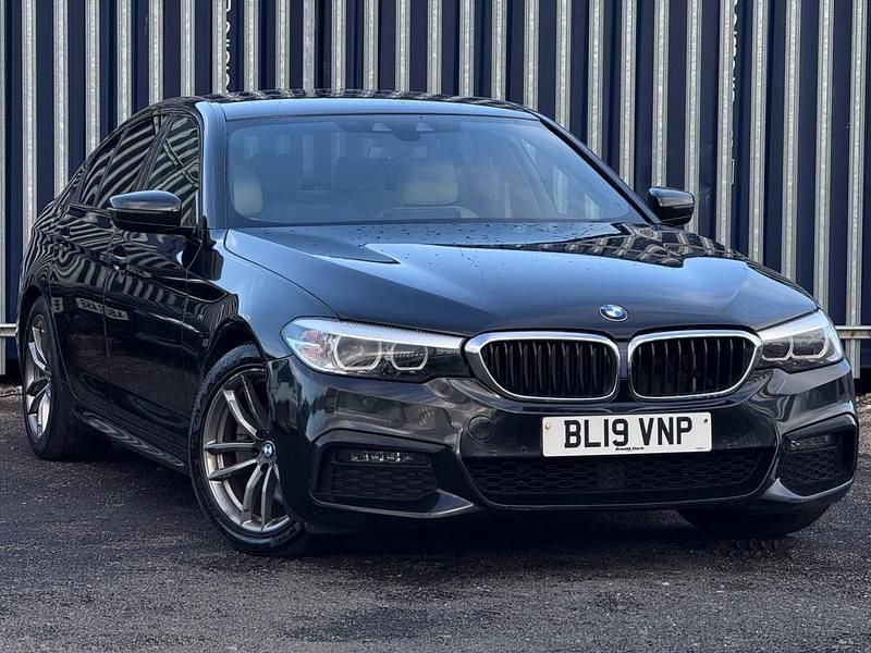 Black Used 2019 BMW 520 M Sport Sedan | £16,495 (Good price) - Image 1/3
