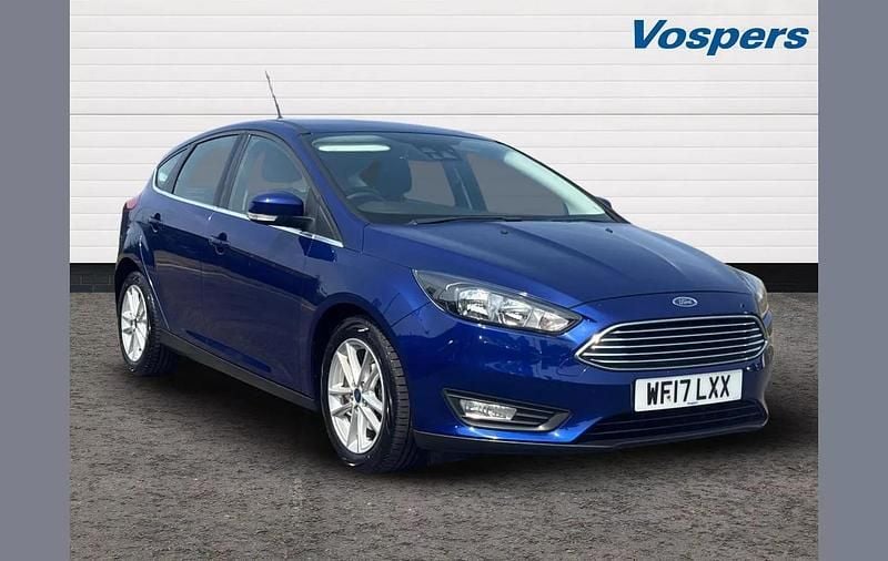Blue Used 2017 Ford Focus Zetec Hatchback | £5,900 (Good price) - Image 1/3