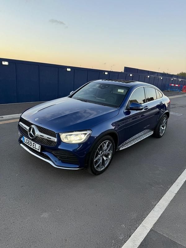 Blue Used 2019 Mercedes GLC300 AMG Line Premium Plus Coupe | £29,990 (Good price) - Image 1/4