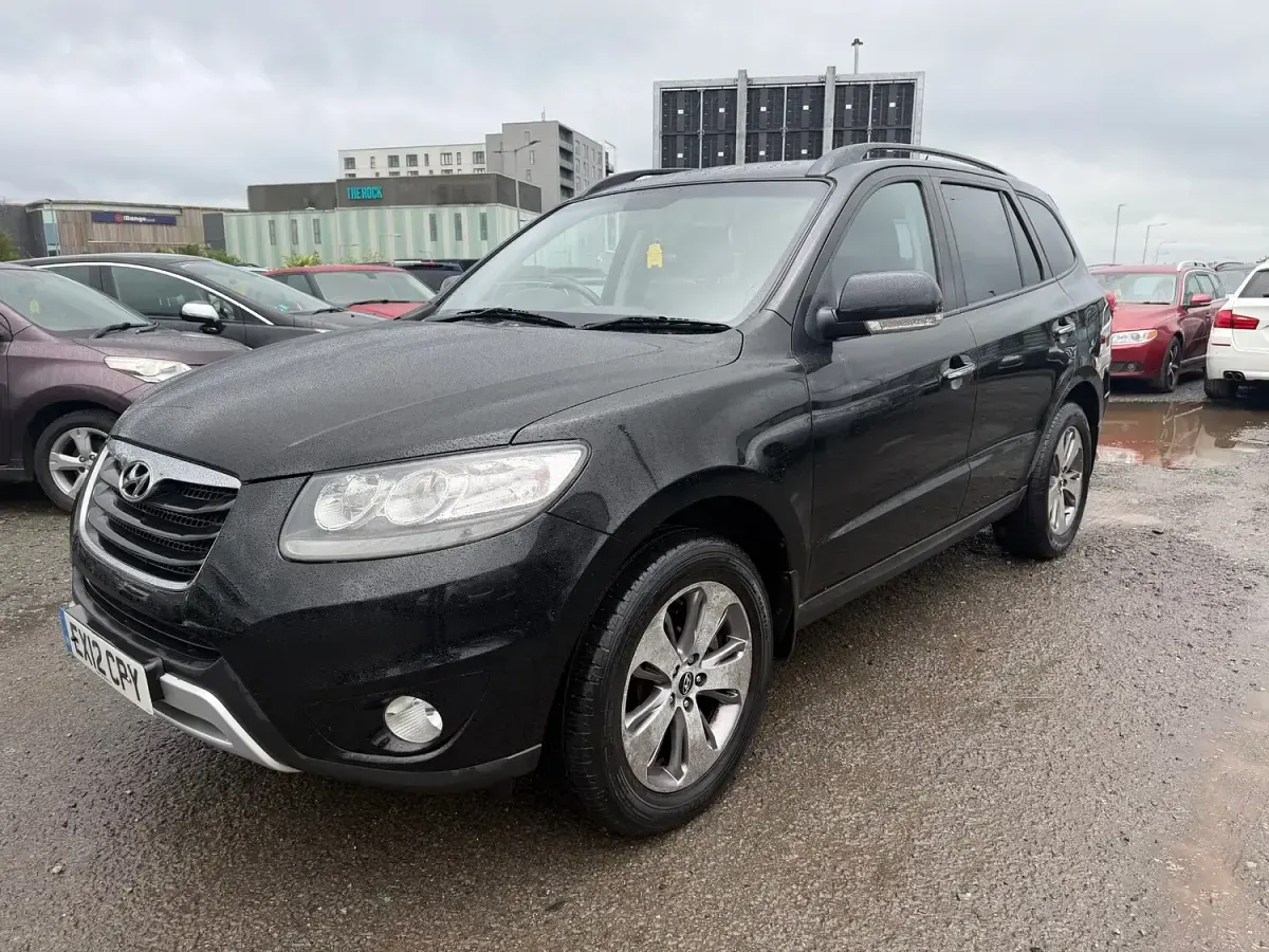 Used Hyundai Santa Fe Premium 197 HP (144 kW) 2012 Black SUV