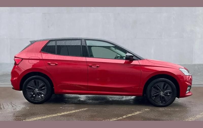 Used Skoda Fabia Design Edition 113 HP (83 kW) 2026 Velvet red metallic black magic pearl effect Hatchback