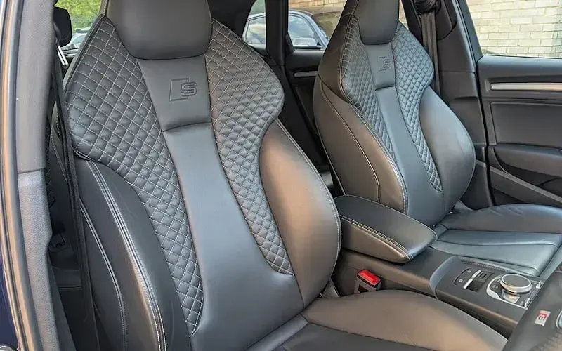 Begagnad Audi S3 Sportback Black Edition 310 HK (228 kW) 2018 Blå Halvkombi