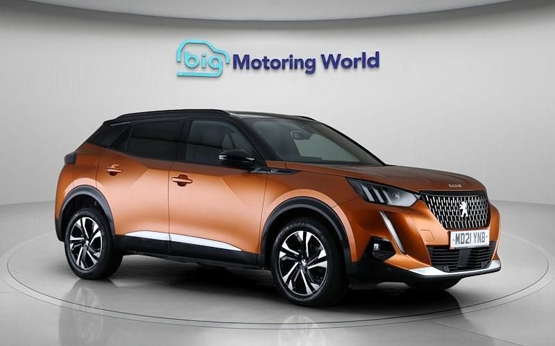 Orange Used 2021 Peugeot 2008 GT SUV | £12,800 (Fair price) - Image 1/4