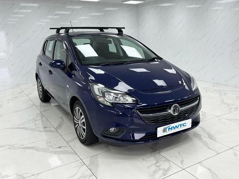 Used Vauxhall Corsa Design Edition 90 HP (66 kW) 2017 Blue Hatchback