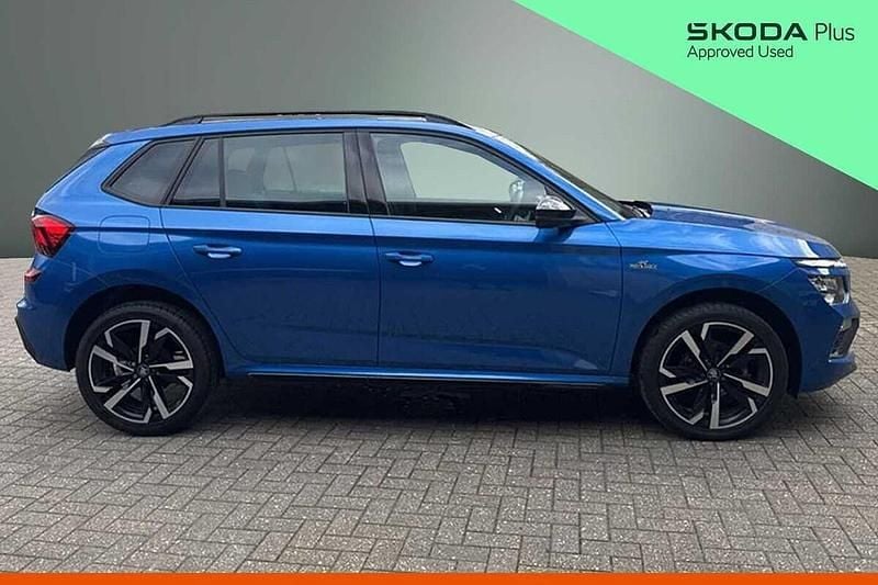 Used Skoda Kamiq Monte Carlo 110 HP (80 kW) 2025 Race blue metallic SUV