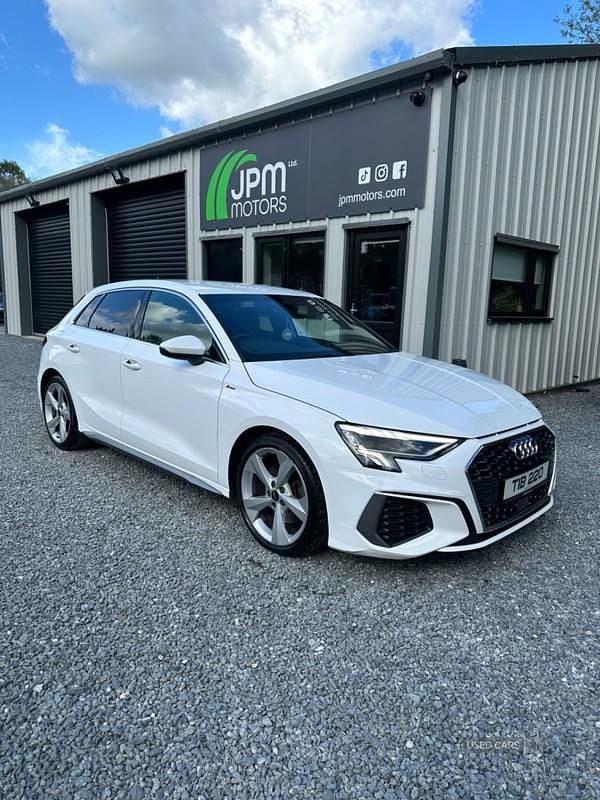 White Used 2020 Audi A3 S-Line Hatchback | £16,950 (Expensive) - Image 1/4