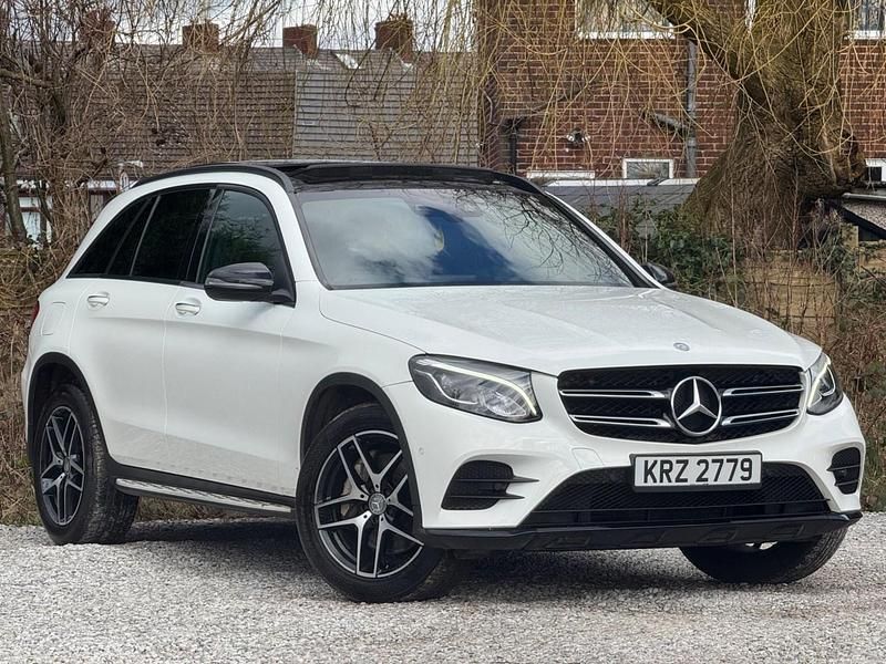 White Used 2016 Mercedes GLC220 AMG line Estate | £14,195 (Fair price) - Image 1/3