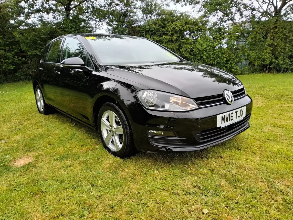 Used VW Golf VII Edition 110 HP (80 kW) 2016 Black Hatchback