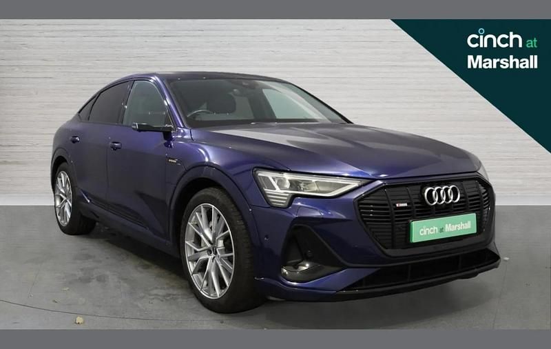 Blue Used 2021 Audi e-tron Sportback Comfort SUV | £24,181 (Fair price) - Image 1/4