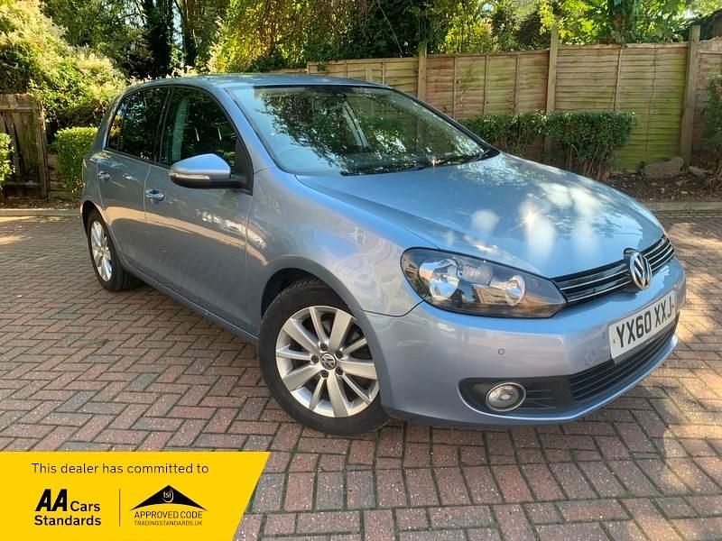 Blue Used 2010 VW Golf VI SE Hatchback | £3,290 (Fair price) - Image 1/4