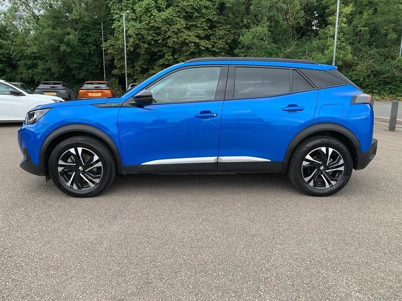 Blue Used 2022 Peugeot e-2008 Allure Premium SUV | £13,795 (Fair price) - Image 1/4