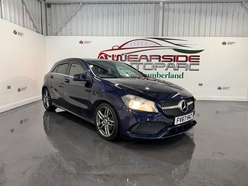 Blue Used 2017 Mercedes A180 AMG line Hatchback | £10,499 (Fair price) - Image 1/4