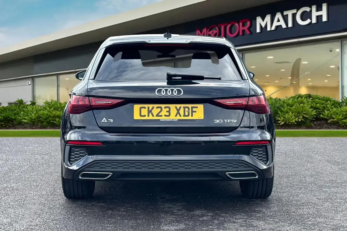 Used Audi A3 Sportback S-Line 110 HP (80 kW) 2023 Black Hatchback