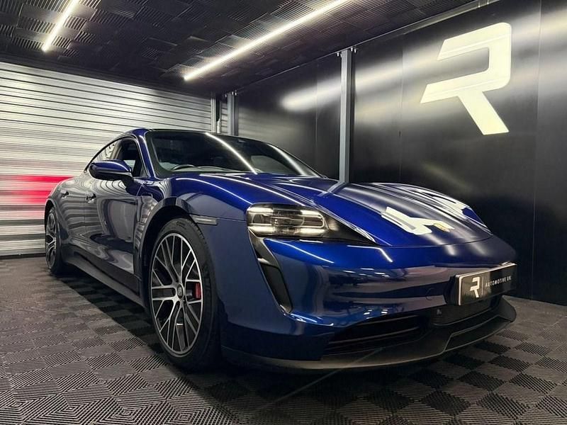 Used Porsche Taycan Performance Package 11 kW (15 HP) 2021 Blue Sedan