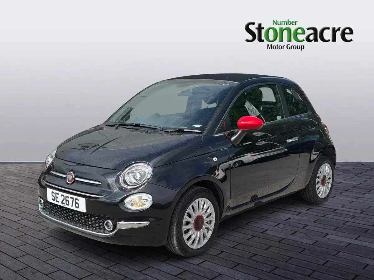 Used Fiat 500C S 70 HP (51 kW) 2024 Black Cabriolet