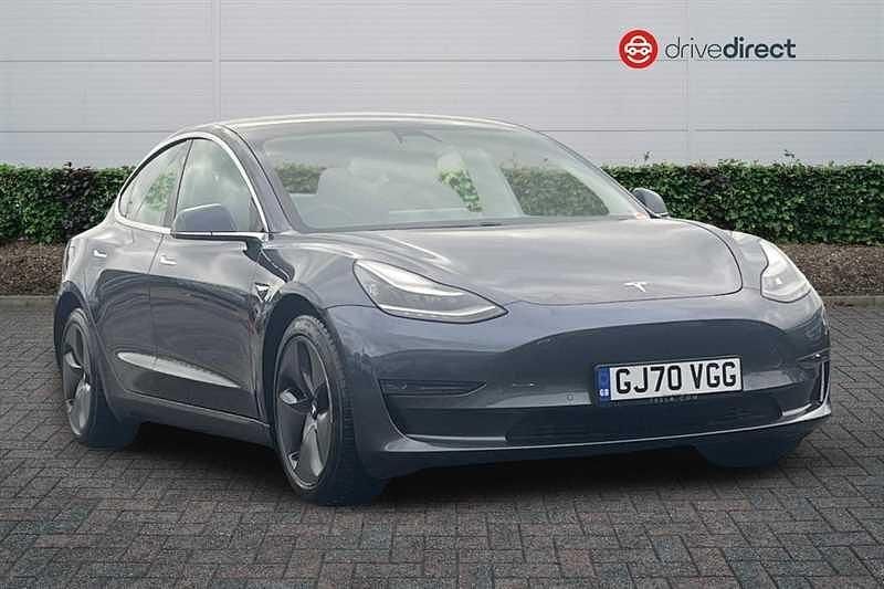 Used Tesla Model 3 Long Range AWD 366 kW (498 HP) 2020 Grey Sedan
