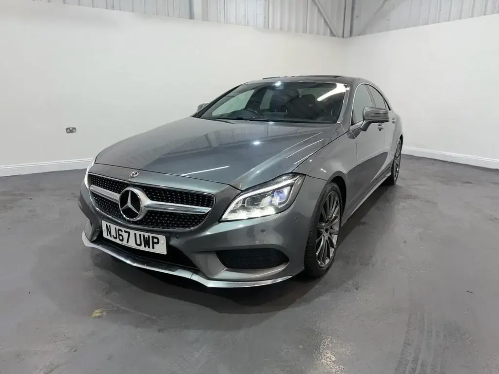 Used Mercedes CLS350 AMG line 258 HP (189 kW) 2017 Grey Coupe