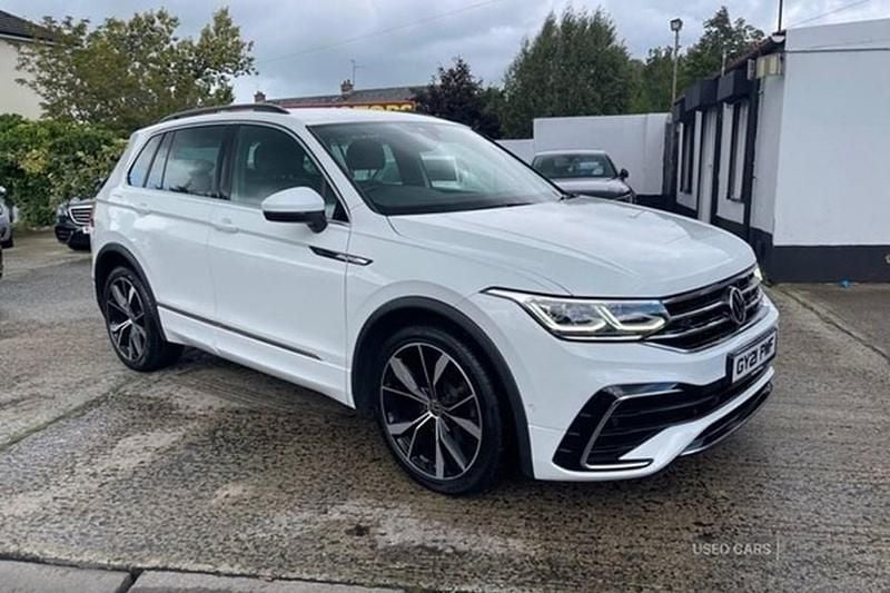 White Used 2021 VW Tiguan R-line SUV | £22,750 (Fair price) - Image 1/1