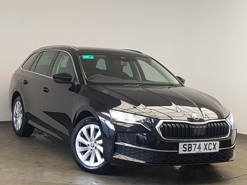 Black Used 2025 Skoda Octavia SE L Estate | £25,498 (Expensive) - Image 1/4
