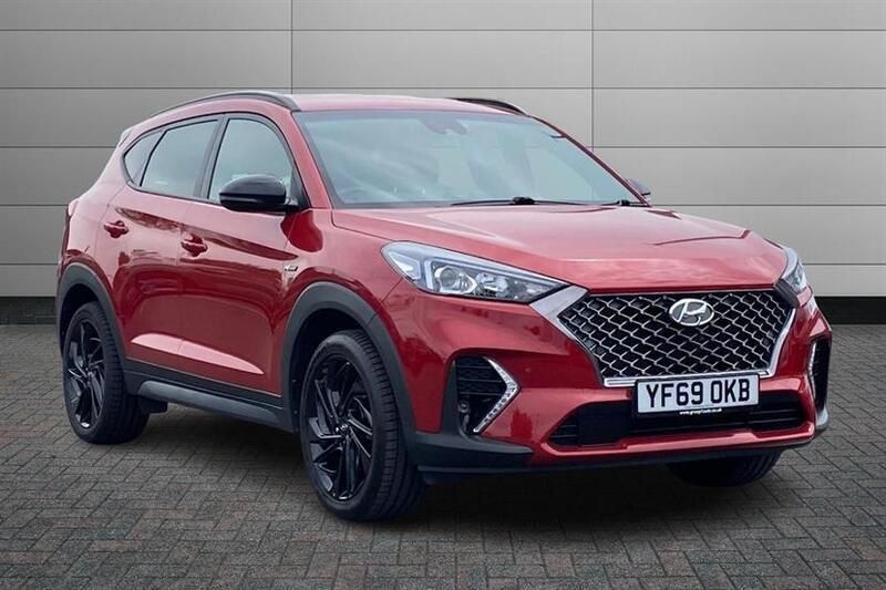 Red Used 2019 Hyundai Tucson N Line SUV | £18,691 (Fair price) - Image 1/2
