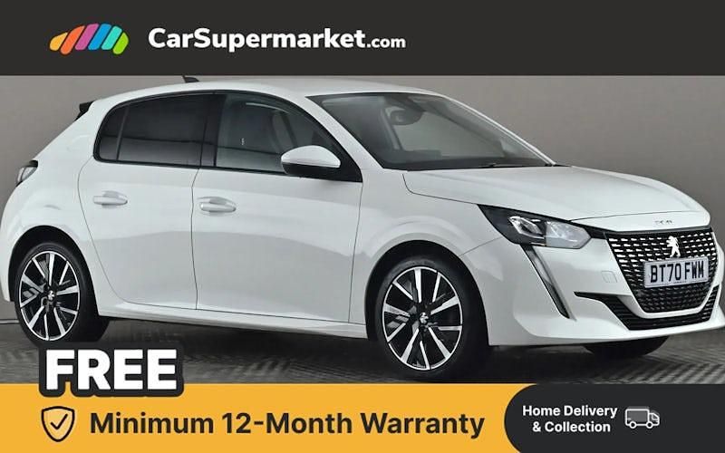 Used Peugeot 208 Allure 102 HP (75 kW) 2020 White Hatchback