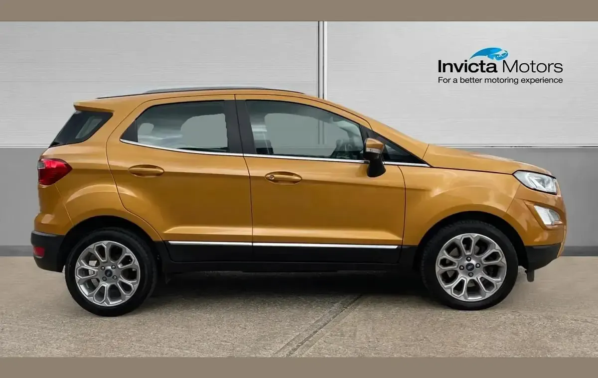 Used Ford Ecosport Titanium 125 HP (91 kW) 2019 Yellow SUV