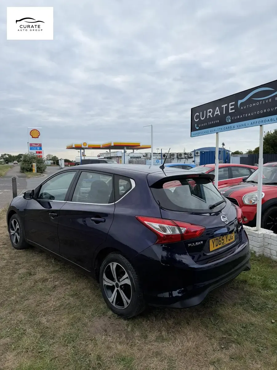 Used Nissan Pulsar Acenta 110 HP (80 kW) 2015 Blue Hatchback