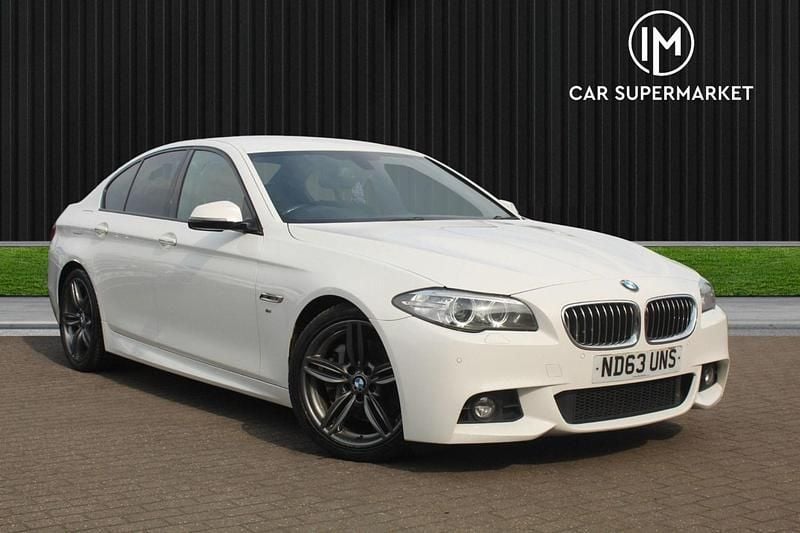 White Used 2014 BMW 525 M Sport Sedan | £6,885 (Fair price) - Image 1/4