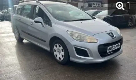 Gebraucht Peugeot 308 2012 Grau Kleinwagen