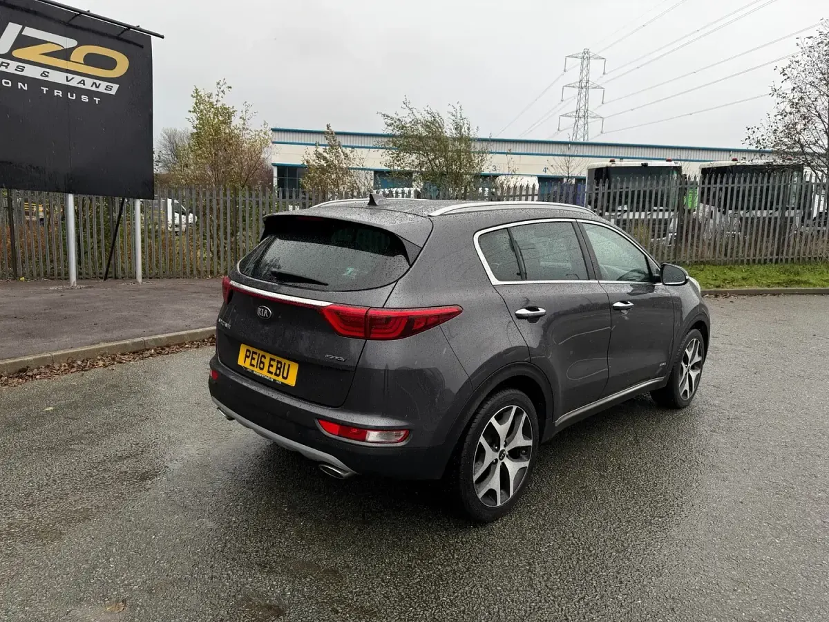 Used Kia Sportage GT-Line 134 HP (98 kW) 2016 Silver SUV