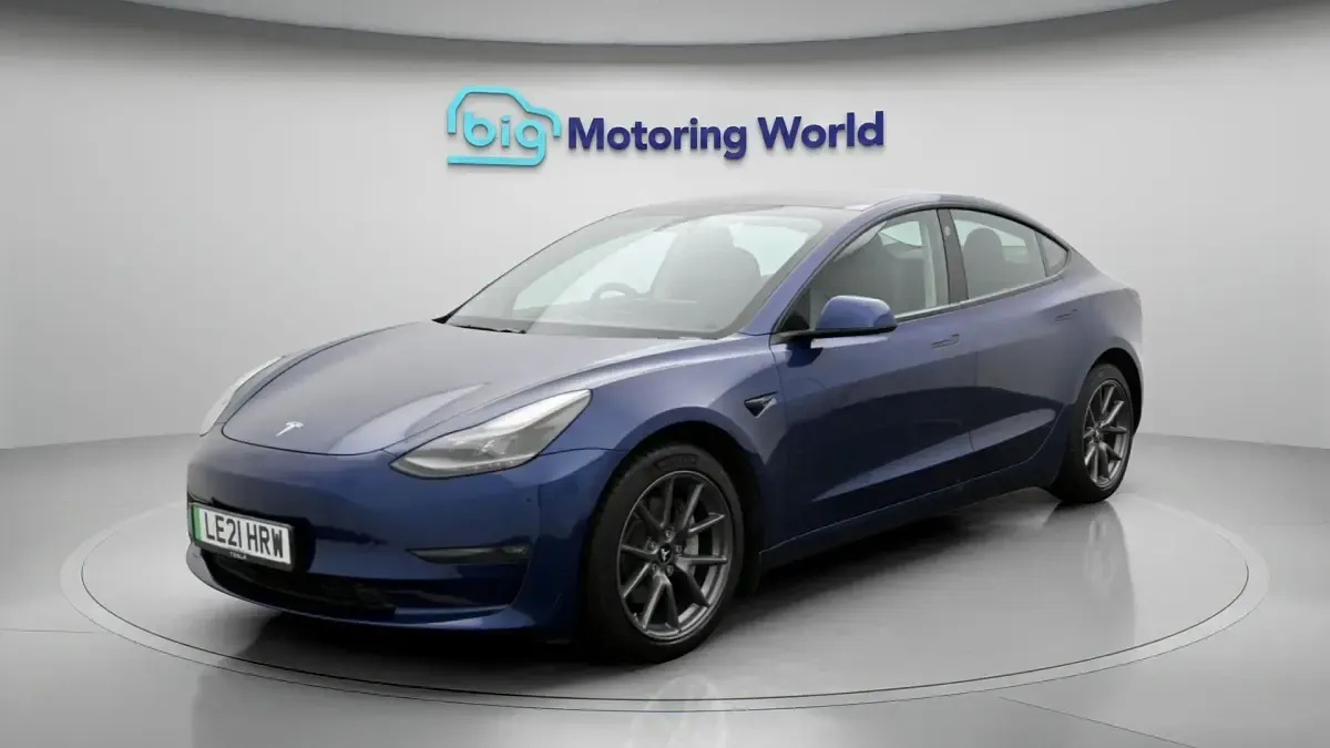 Used Tesla Model 3 Long Range AWD 366 kW (498 HP) 2021 Blue Sedan