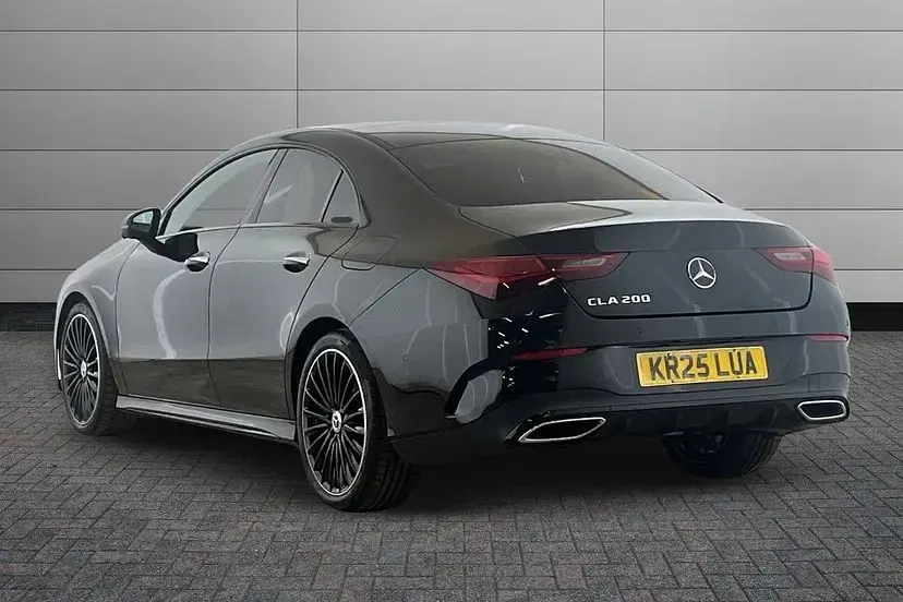 Used Mercedes CLA200 AMG Line Premium Plus 175 HP (128 kW) 2025 Cosmos black Sedan