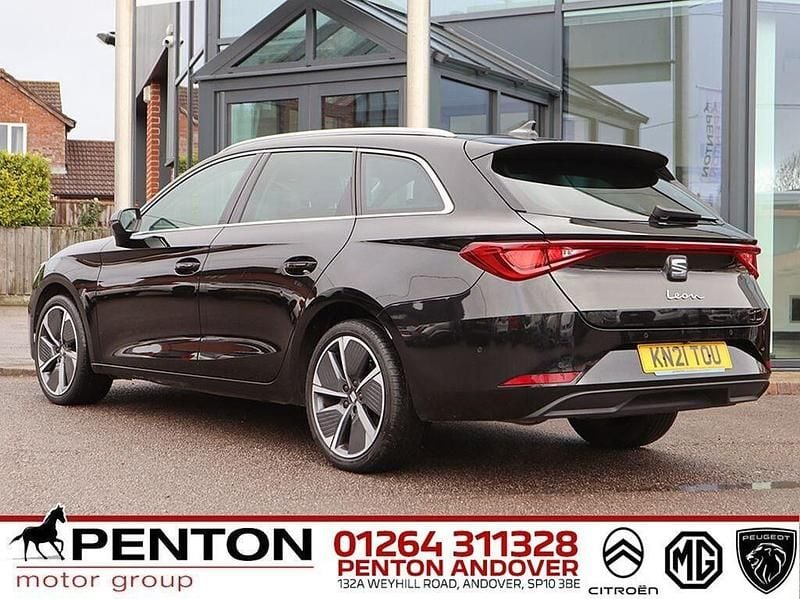 Used Seat Leon XCELLENCE Lux 150 HP (110 kW) 2021 Black Estate