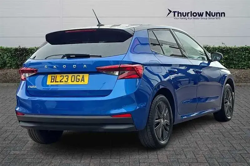 Used Skoda Fabia Colour Edition 95 HP (69 kW) 2023 Blue Hatchback