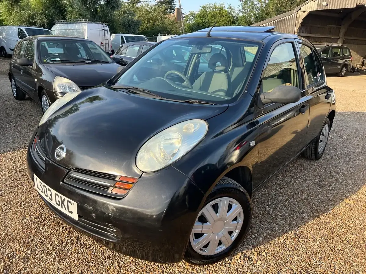 Used Nissan Micra S 80 HP (58 kW) 2003 Black Hatchback
