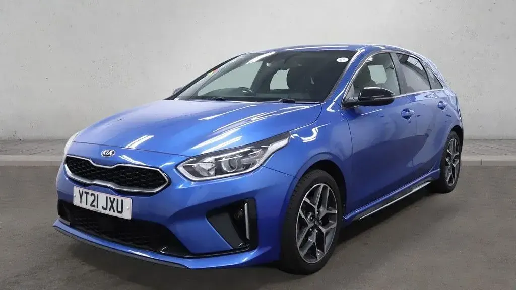 Used Kia Ceed GT-Line 134 HP (98 kW) 2021 Blue Hatchback