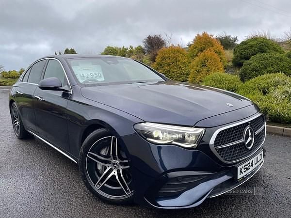 Blue Used 2024 Mercedes E220 AMG Line Premium Sedan | £42,950 (Fair price) - Image 1/4