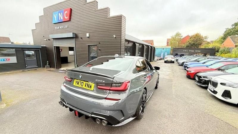 Grey Used 2021 BMW 330e M Sport Sedan | £23,991 (Expensive) - Image 1/4