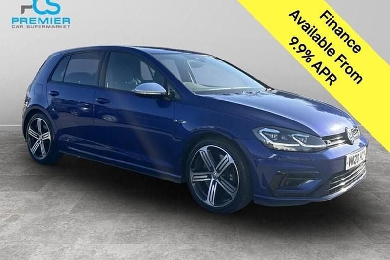 Used VW Golf VII R 300 HP (220 kW) 2020 Blue Hatchback