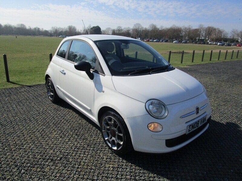 White Used 2008 Fiat 500 Pop Hatchback | £2,495 - Image 1/4