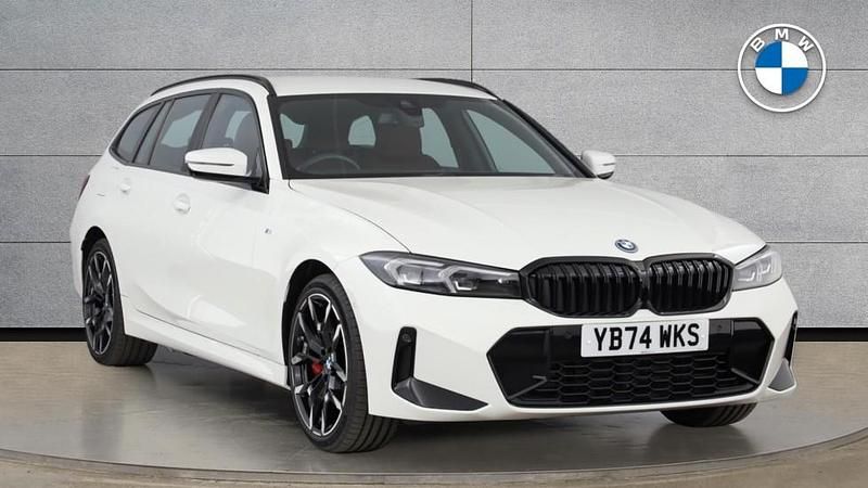 White Used 2025 BMW 330e M Sport Estate | £40,880 (Fair price) - Image 1/4