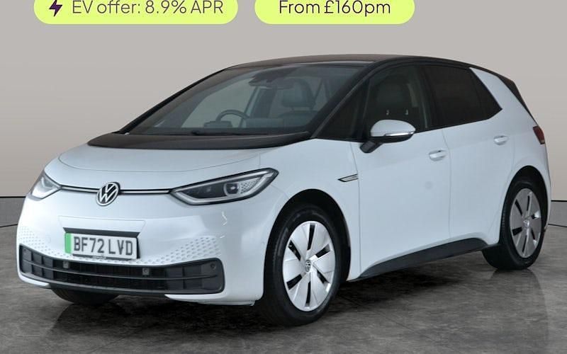 Used VW ID.3 Pro Performance 150 kW (204 HP) 2022 White Hatchback