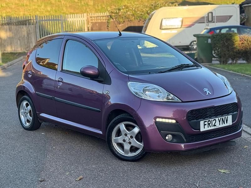 Used Peugeot 107 Allure 68 HP (50 kW) 2012 Purple Hatchback