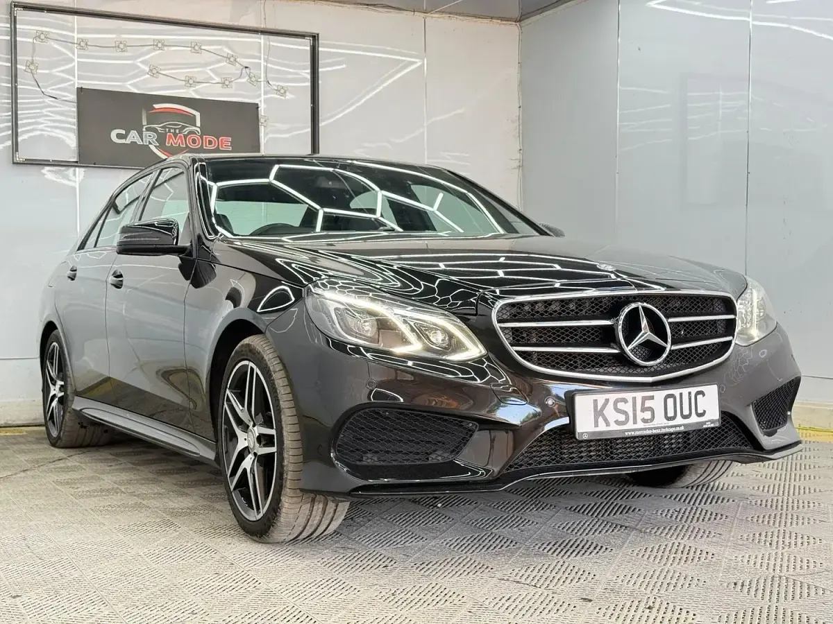 Used Mercedes E220 AMG 177 HP (130 kW) 2015 Black Sedan
